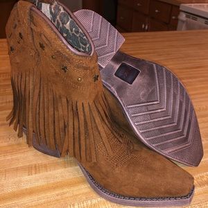 Fringe Cowboy Boots
